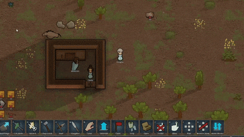 Home Mover relocating an entire colony building in RimWorld
